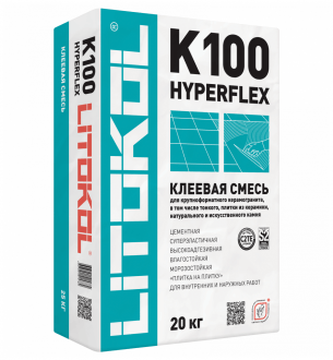 Лучший усиленный плиточный клей – Litokol Hyperflex K100