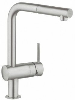 Лучший смеситель для кухни с выдвижным изливом – Grohe Minta 32168DC0